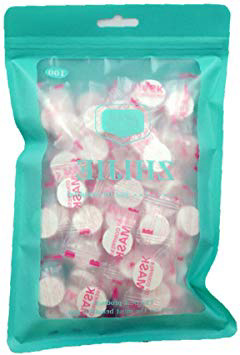 Frcolor Maschera di compressa faccilale Foglio di maschera DIY monouso di cotone (100 pcs)