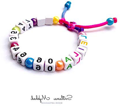 Braccialetti di identificazione e sicurezza con nome LEILA + numero di telefono 06 64 35 47 **; per bambini e anziani; creazione personalizzata; si adatta a tutti i polsi; impermeabile