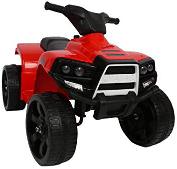 kid go Mini Quad Elettrico per Bambini 6V Rosso