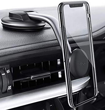 AUKEY Porta Cellulare Auto Magnetico 360 Gradi di Rotazione Cruscotto Supporto Smartphone Auto Universale per iPhone XS/XS Max, Samsung Galaxy S10+, Huawei e GPS Dispositivi