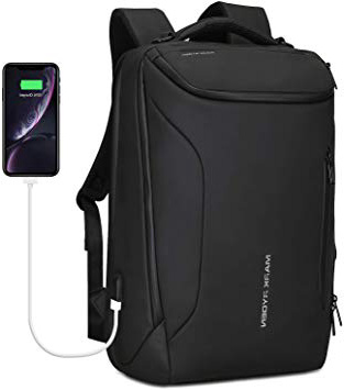 MARK RYDEN Zaino per Laptop Resistente all'Acqua Anti-furto con Porta di Ricarica USB per Uomo Donna Bambina (17.3pollice)