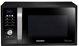 Samsung Forno a Microonde Grill Combinato da 800 W con Grill e Piatto Doratore Crusty, 23 Litri, Nero