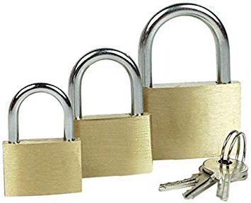 Mannesmann M 413-03 - Set di 3 lucchetti