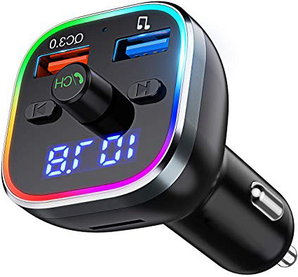 
                
                    
                    
                

                
                    
                    
                        VicTsing Trasmettitore Bluetooth 5.0 per Auto, 6 Colori RGB Luce Anello, FM Transmitter Bluetooth 5V / 2.4A + Caricatore Auto QC3.0, Kit Vivavoce per Auto, Supporto U Disk/TF Card
                    
                

                
                    
                    
                
            