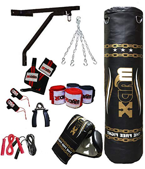 
                
                    
                    
                

                
                    
                    
                        Madx - Set per La Boxe Composto da 13 Pezzi con Sacco da Boxe Pieno, Guanti, Catena, Staffa di Montaggio, Lunghezza: 152 Cm
                    
                

                
                    
                    
                
            