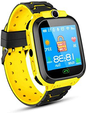 Bambini GPS Tracker Orologio Ragazzi Ragazze Smart Watch Telefono per bambini Studente Smartwatch 1,44 pollici Touch Glass Sport da polso con tracker di posizione Dialer Giochi di allarme
