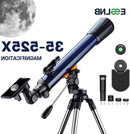 ESSLNB Telescopio Astronomico 700/70mm Telescopio Astronomico Professionale HD Obiettivo con Eretto-Immagine Point Rouge Cercatore Treppiede Regolabile Adattatore Telefonico Lente di Barlow