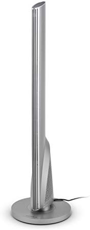 Klarstein Skyscraper Heat - Heating turret, electric radiator, ceramic heat fan, oscillation, 1600 or 2500 watts, adjustable temperature 15 and 28 ° C, remote control, silver