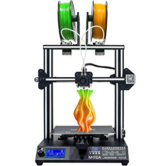 GIANTARM Geeetech A20M Stampante 3D con Mix-Color-Stampa, Base Edificio Integrata, Doppio Estrusore-Design,Filamento-Rivelatore e Break-Resuming-Funzione, Prusa I3 Rapido-montaggio DIY kit
