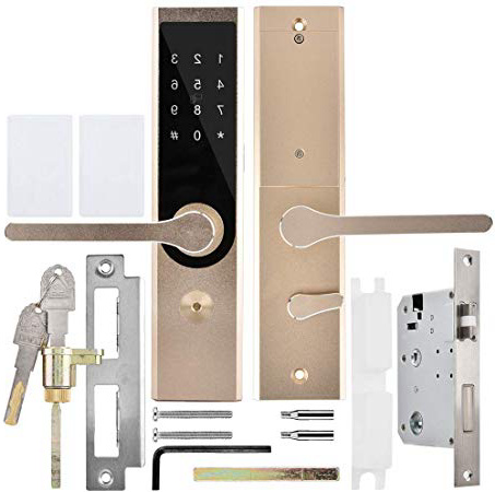 Suchinm Serratura Elettronica Intelligente, WiFi BT Cipher Serratura Intelligente a Distanza Serratura Elettronica per Serratura Intelligente antifurto Domestica