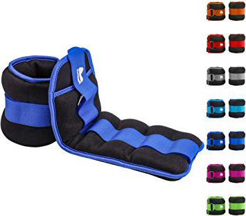 REEHUT Peso Caviglia, Peso Polso Durevole (1 Paio) con Cinturino Regolabile per Fitness, Esercizio Fisico, Passeggiate, Jogging, Ginnastica, Aerobica, Palestra