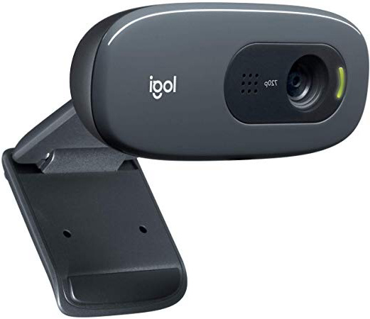 Logitech C270 Webcam HD per Videochiamate Widescreen con Microfono, Nero