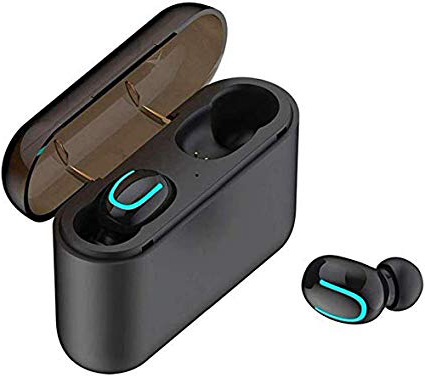 BIGFOX Auricolari Bluetooth,Cuffie Bluetooth 5.0,Auricolari Wireless Bluetooth Senza Fili Stereo TWS per iPhone Samsung Xiaomi Huawei Sony (Q32)