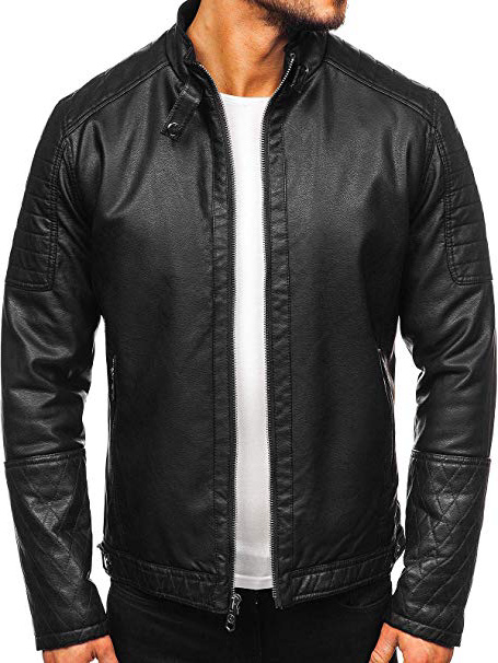 BOLF – Giacca - Trapuntata – con Cappuccio – Mezza Stagione – Sportiva – Cerniere – Uomo Mix 4D4