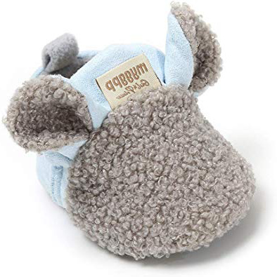 Sabe Infantile Bambina Neonato Stivaletti in Pile Caldi Pantofole con Suola Morbida Ragazzi Ragazze Primo Regalo di Compleanno