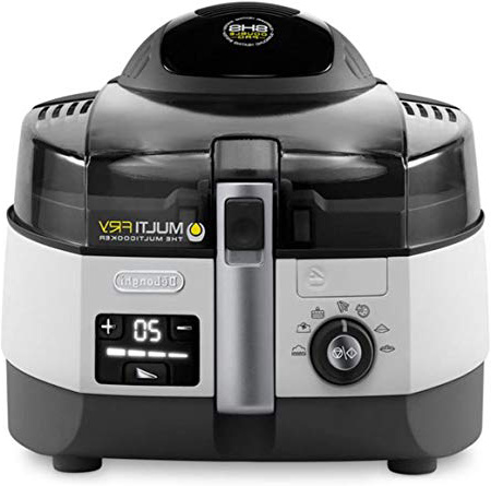De'Longhi FH1394/2 Multicooker e Friggitrice, colore Argento/Nero