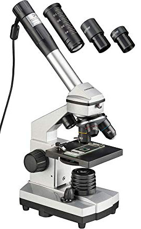 Bresser 8855001 Junior Microscopio 40x-1024x con Camera Oculare