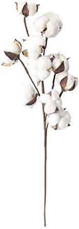 Lsgepavilion 1Pc Artificiale pianta Floreale Ramo Secco Finto Cotone Fiore Stage Home Party Decor