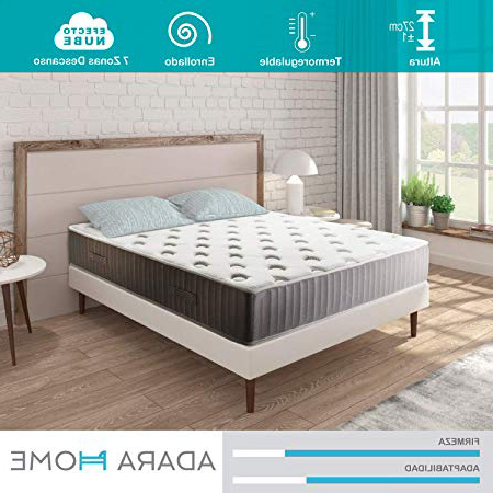 Adara Home Pandora – Materasso in viscoelastico naturgel Speciale Traspirante E termoregolabile 150 x 190