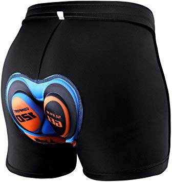 SKL 3D Gel Imbottito Ciclismo Imbottito Shorts Uomo Spandex Traspirante Biancheria Intima Mutande Bike Pantaloni Corti