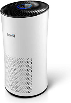 LEVOIT Purificatore d'Aria Casa Hepa Torre, Depuratore Aria Fumo Allergie, Monitor Qualità Aria, Modalità Notte 25 dB, 12 Ore Timer, Ideale per Bambini, Fumatori, Formaldeide, 95 m², CADR 400 m³/h