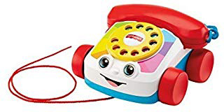 Fisher Price- Telefono Parlante Trascinabile, Giocattolo per Bambini 1+ Anni, FGW66