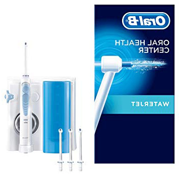 Oral-B Waterjet Sistema Pulente con Idropulsore e 4 Testine Waterjet, Pressione regolabile