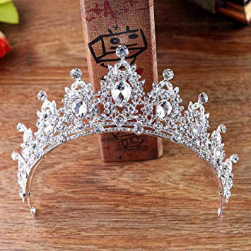 Jovono, corona per matrimoni e diadema da principessa in cristallo, accessori per capelli, feste, per donne