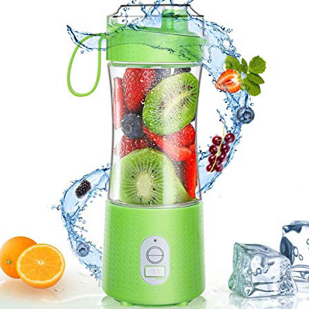 TopEsct Mini Frullatore Portatile per Frullati Smoothie Frappé con Batteria Ricaricabile USB – Tritatutto da Viaggio, Omogeneizzatore senza Fili – Per Frullati, Smoothie, Shake, Salse, Pappe Bimbi