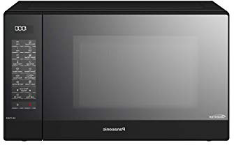 Panasonic NN-GT46KBSUG Forno a Microonde Combinato Inverter con Grill, 24 Programmi Automatici, Junior Menu, Sensore di umidità, Finitura a Specchio, 1000 W, 31 Litri, 66 Decibel, 7 velocità, Nero