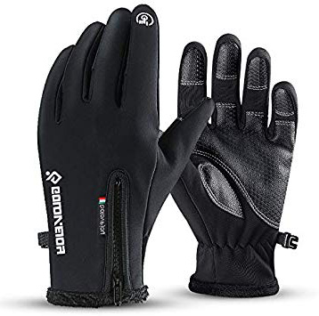 RUIXI Guanti Invernali da Ciclismo Guanti Touch Screen da Moto Bici Corsa Palestra Bicicletta Sportivi Antivento Impermeabili Antiscivolo per Uomo e Donna