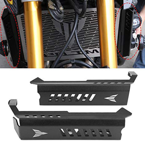 Coperchi laterali radiatori moto, coppia di radiatori moto alluminio alluminio griglia coperchio laterale protezione per Y-amaha MT-09 FZ-09 14-16