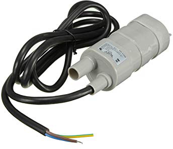 UEETEK 10L / M 12V Pompa ad acqua Pompa per barche Pompa ad acqua dolce Pompa sommersa 5M Lift per stagno dell'acquario