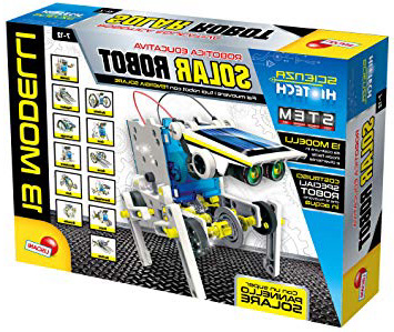 Lisciani Giochi- Scienza Hi Tech Robot 14 Modelli Energia Solare, Multicolore, 73245