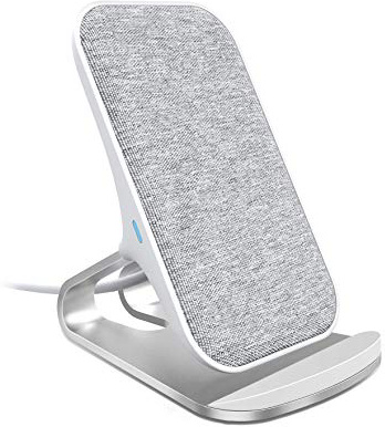 Lecone Caricatore Wireless con Tessuto, 10W/7.5W/5W Supporto di Ricarica Wireless Qi Compatibile con iPhone XR/XS Max/XS/X, Ricarica Rapida per Samsung Galaxy S10/S10+/S9/S9+/S8+/Nota 9 e Altro