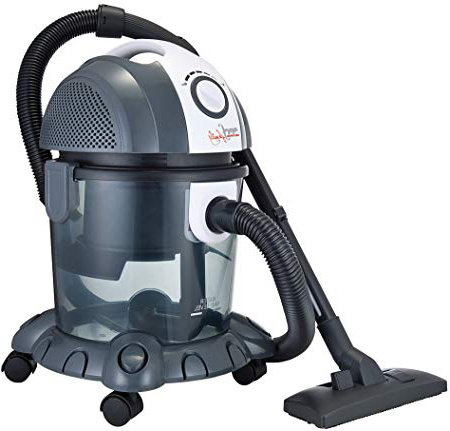 Melchioni Family MR BIN G Bidone Aspiratutto con Filtro Acqua, 1400 W, Plastica, Bianco/Nero/Grigio