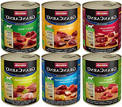 Animonda Gran Carno - Cibo per Cani, Mix 2, 6 x 800 g
