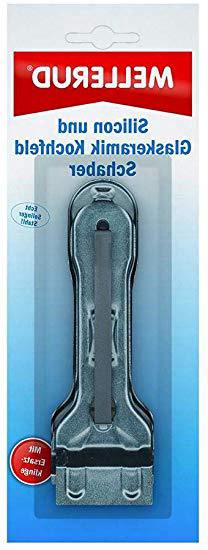 MELLERUD 2049408291 - Raschietto per piani cottura in silicone e vetroceramica, incl. lama di ricambio