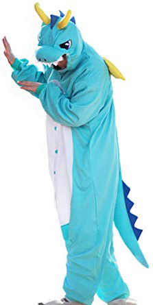 wotogold Pigiama di Drago Animale Costumi Cosplay per Adulti Unisex