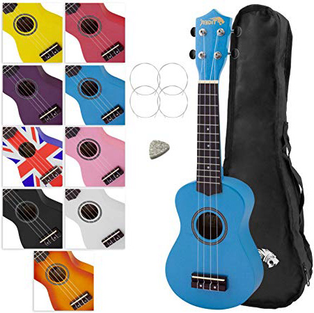 Tiger principianti e ukulele soprano, Blue