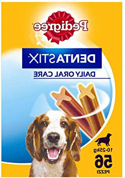 Pedigree Dentastix Snack per la Igiene Orale (Cane Medio 10 -25 kg) 1440 g 56 Pezzi - 1 Confezione da 56 Pezzi