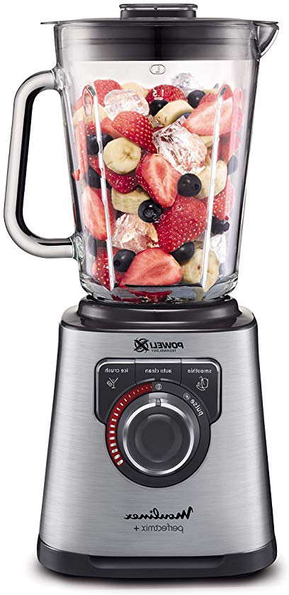 Moulinex Perfect Mix + Frullatore con Sistema Air Cooling, Vetro