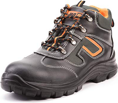 Scarpe Antinfortunistiche River Alte Pelle Taglia 39 - Puntale E Lamina Acciaio, Suola Antiscivolo, Certificazione EN20345