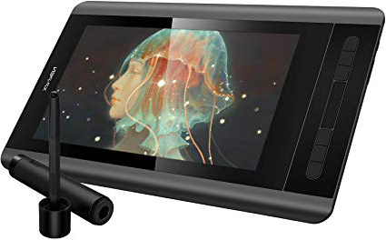 XP-PEN Artist 12 Tavoletta Grafica con Schermo HD 11,6 Pollici Monitor con Pennino Passivo 8192 Livelli di Pressione + Porta Penne Multifunzione + Guanto per Tablet (Artist 12 Standard, Nero)