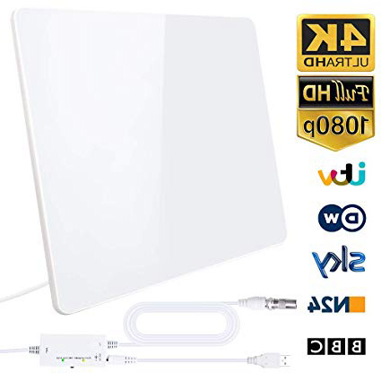 
                
                    
                    
                

                
                    
                    
                        [Aggiornata al 2020] Antenna HDTV Digitale Interna Intelligente Intensificatore di Segnale Raggio 200KM, Applicabili ai Canali Gratuiti 1080P 4K Amplificatore con Cavo Coassiale 5M (bianco) (Bianco)
                    
                

                
                    
                    
                
            