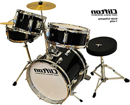 Clifton Junior Bambini Percussioni Drum Set incluso Sgabello e Bacchette