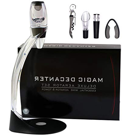 Decanter per Vino Aeratore per Vino – ASOG Decanter Vino Caraffa da Vino Regalo Perfetto