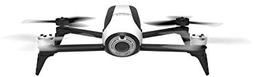 Parrot Bebop 2 Drone, Fotocamera Fisheye da 14 megapixel, Bianco
