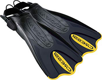 Cressi Palau Saf, Pinne Corte Regolabili per Nuoto e Snorkeling Unisex Adulto