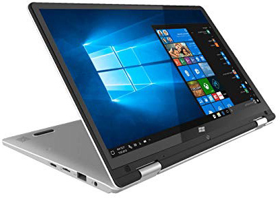 PRIXTON - Computer portatile / Notebook con schermo touch da 11,6 pollici, Processore Intel Quad Core, Sistema Operativo Windows 10, 4 GB RAM / 64 GB Memoria interna | Flex Pro
